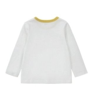 MarColor 马卡乐 500122132101-1101 儿童长袖T恤 椰奶白 140cm