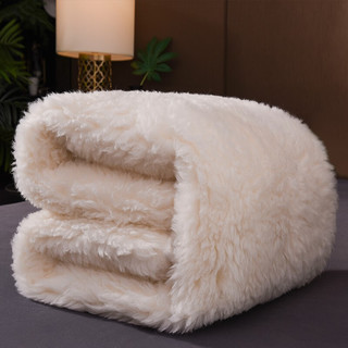 兰序 纯羊毛床褥 白色 150*200cm