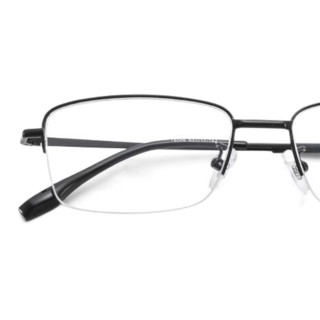 HD 汇鼎 18006 黑色金属眼镜框+1.60折射率 防蓝光镜片