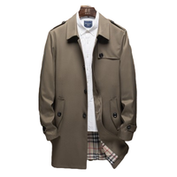 ROMON 罗蒙 男士中长款风衣 127D6336F