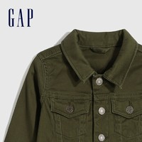 Gap 盖璞 婴儿弹力短款牛仔衬衫式外套595618春季新款童装儿童可爱夹克