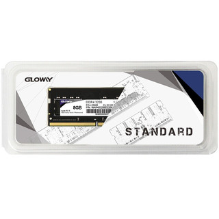 GLOWAY 光威 战将系列 DDR4 3200Mhz 笔记本内存 普条 黑色 8GB