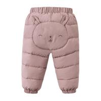 戴维贝拉 DBZ16329 儿童棉裤 灰粉色 66cm