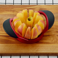金彬厨具 不锈钢苹果切片器家用塑料水果分割器切片刀切果器12片苹果切