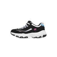 SKECHERS 斯凯奇 D'LITES系列 I-Conik 女子休闲运动鞋 8790091/BKW 黑色/蓝色 42