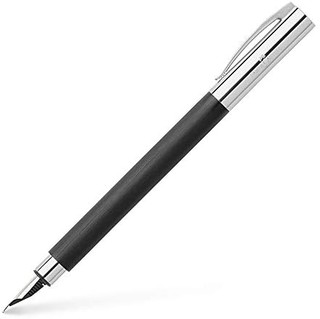 辉柏嘉 148140 - 钢笔，高级树脂，笔尖：M，笔杆颜色：黑色/银色