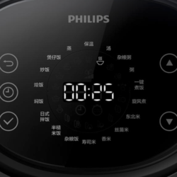 PHILIPS 飞利浦 HD4539/21 电饭煲 4L 乌金黑