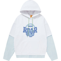 BEASTER 好运虎系列 男女款连帽卫衣 B21208X003 白色 S