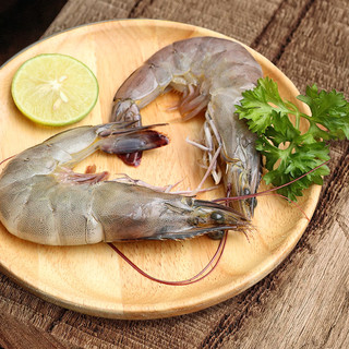 大黄鲜森 厄瓜多尔白对虾 单只16-22cm 1.8kg