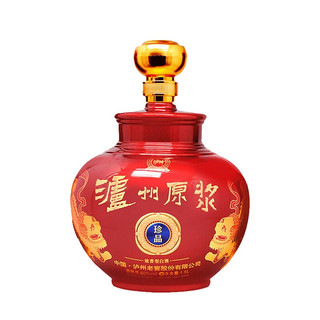 泸州老窖 原浆 珍品 双狮版 红坛 60%vol 浓香型白酒 1500ml 坛装