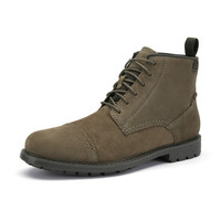 Clarks 其乐 Bowzer Cap博斯维尔系列 男士6孔马丁靴 261627837 橄榄绿 41