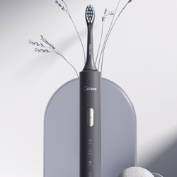 Midea 美的 电动牙刷成人家用软毛声波清洁防可水洗水充电式全自动牙刷