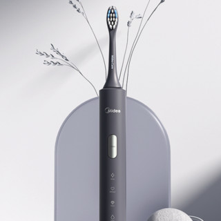 Midea 美的 电动牙刷家用成人男女充电声波全自动学换区提醒+杜邦刷头