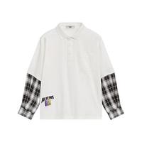 MQD 马骑顿 D22130402 男童假两件POLO衫