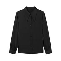Y.SING 衣香丽影 女士长袖衬衫 920241326 优雅黑 S