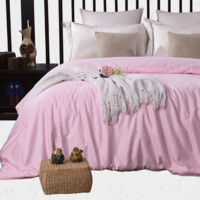 SILKUEEN 蚕花娘娘 丝语 手工蚕丝子母被 粉色 150*200cm 1.5+3.5斤