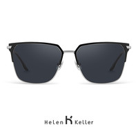 海伦凯勒 新款太阳镜男偏光镜潮墨镜男士开车专用蛤蟆镜H8858 H8858N46 蓝灰色