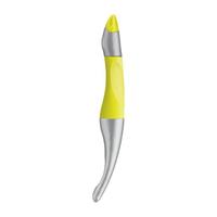 STABILO 思笔乐 炫银系列 468 拔帽弯弯海豚笔 右手款 黄色 0.5mm 单支装+水笔替芯 蓝色 0.3mm 单盒装