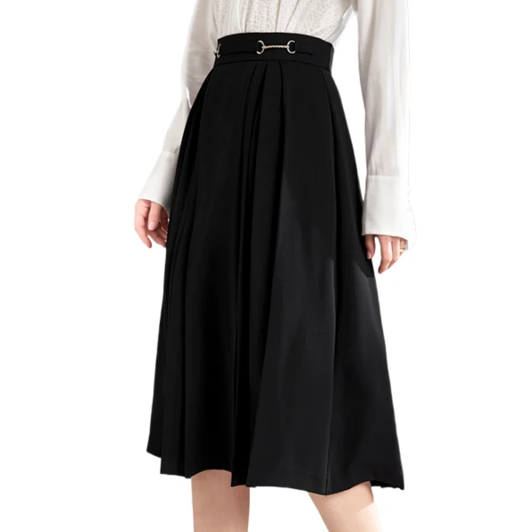 ELLE 她 女士半身百褶裙 EH21337