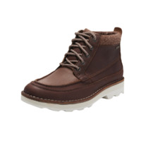 Clarks 其乐 Korik Rise GTX系列 男士高帮工装靴 261381947 棕褐色 44.5