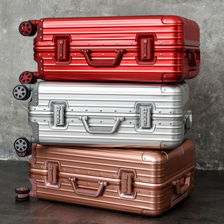 Ronoen 罗恩 全铝镁合金拉杆箱万向轮金属铝框行李箱
