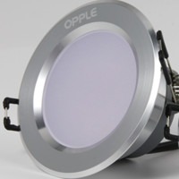OPPLE 欧普照明 轻奢金属LED筒灯 三档调光 灰色 10支装