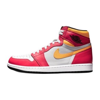 AIR JORDAN 正代系列 Air Jordan 1 Retro High OG 男子篮球鞋 555088-603 白黄粉 42.5