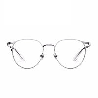 MOLSION 陌森&ZEISS 蔡司 MJ7080 光银色合金眼镜框+视特耐系列 1.67折射率 防蓝光镜片