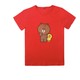88VIP：LINE FRIENDS 儿童布朗熊纯棉短袖T恤