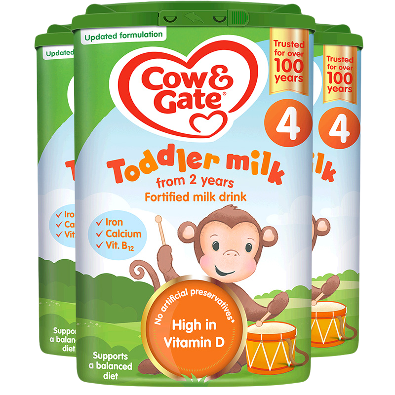 Cow&Gate 牛栏 经典系列 儿童奶粉 英版 4段 800g*3罐