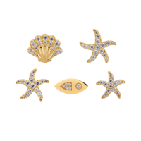 APM Monaco 星星海星海洋动物耳钉套装组合 超仙气质七夕礼物AE12603OXY