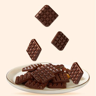 诺梵纯黑可可脂巧克力35%-100%可可休闲零食年货婚庆伴手礼 藜麦巧克力-0糖添加58g 巧克力