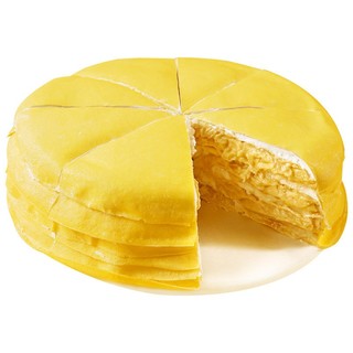 PLUS会员：xianbaike 鲜佰客 金枕榴莲千层 蛋糕 6寸（400g）