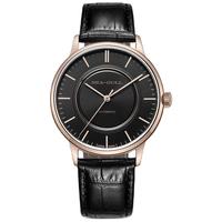 SEA-GULL 海鸥 国民系列 40毫米自动上链腕表 519.12.6060 黑盘金壳