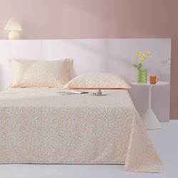 MERCURY 水星家纺 全棉抗菌印花床单单件床上用品纯棉单件床单