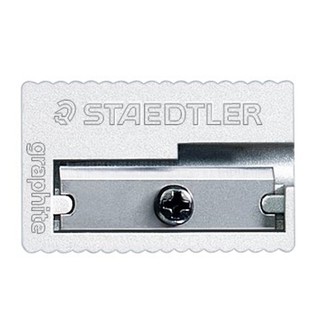 STAEDTLER 施德楼 51010 全钢制转笔刀 单孔款 银色