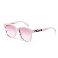 McQ 字母涂鸦系列 男女款太阳镜 AM0331SK 白色框粉色片