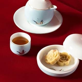 中国国家博物馆 花蝶系列 茶具套装 7件套