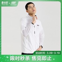 SKECHERS 斯凯奇 男装秋季新款百搭印花拉链长袖休闲运动薄款外套L220M039