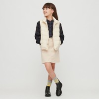 UNIQLO 优衣库 童装/女童 法兰绒格子衬衫(长袖棉质)