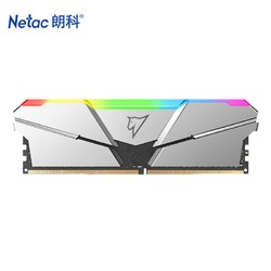 Netac 朗科 绝影系列 DDR4 3600MHz 台式机内存条16GB(8Gx2)套装 RGB灯条 长鑫A-die颗粒