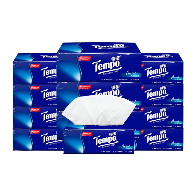 得宝 经典无香软抽 4层 90抽*30包