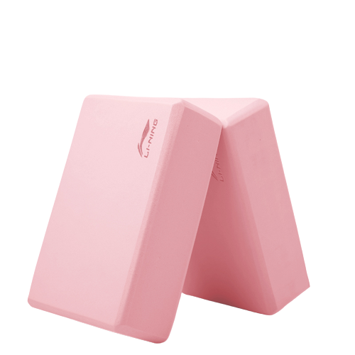 LI-NING 李宁 瑜伽砖 浅粉色 2块装