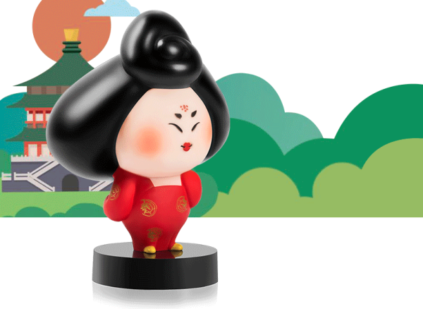 陕西历史博物馆唐妞手办小摆件91115cm呆萌可爱桌面摆件