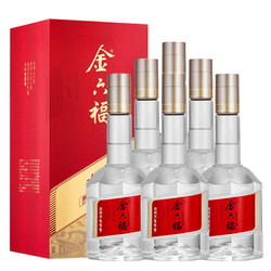 金六福 新时代三星 52度500mL*6瓶 浓香型粮食酒整箱白酒固态法酿造 优级酒