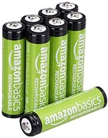 亚马逊倍思 AmazonBasics 预充电可充电电池800 mAh  / 低至: 750 mAh [8件装] - 保护套可能会有所不同