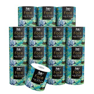 洁柔 Face油画加厚四层有芯卷筒纸 4层 200g*20卷