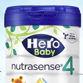 Hero Baby nutrasense系列 白金版儿童奶粉 荷兰版 4段 700g*2罐