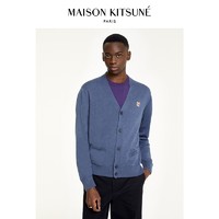 Maison Kitsune2021秋冬新品经典狐狸头刺绣男女同款针织衫开衫