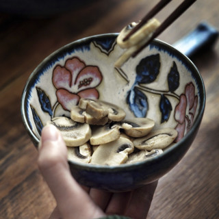 TOKI MINOYAKI 美浓烧 陶瓷餐具套装 8件套 蓝色